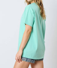 Fantastic Fawn - Sequin Pickleball Basic Short Sleeve Top