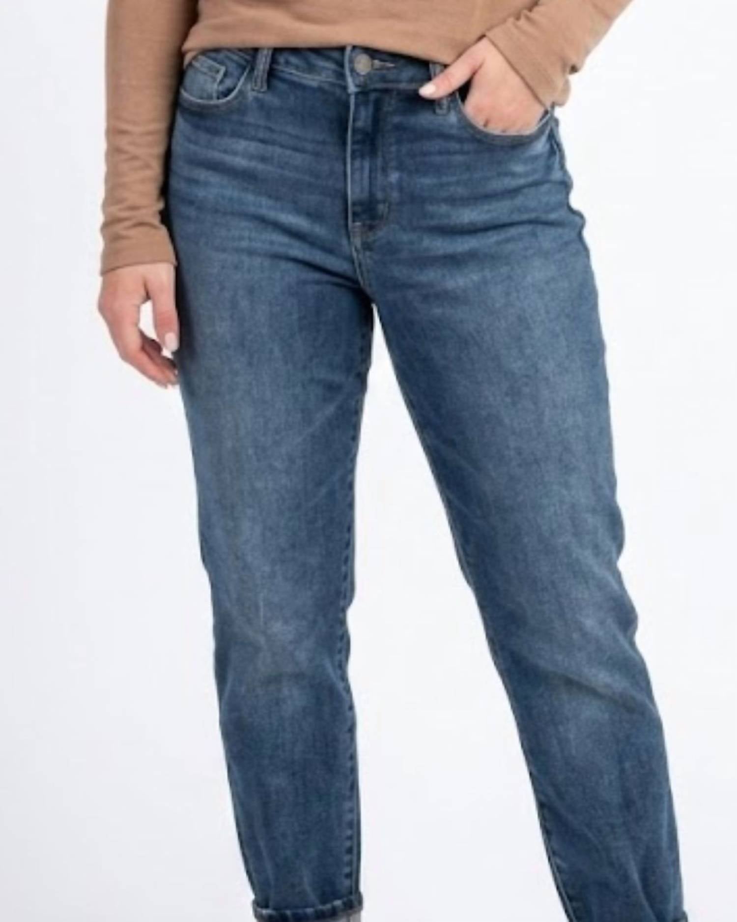 Judy Blue - Mabel Mid Rise Boyfriend Jeans