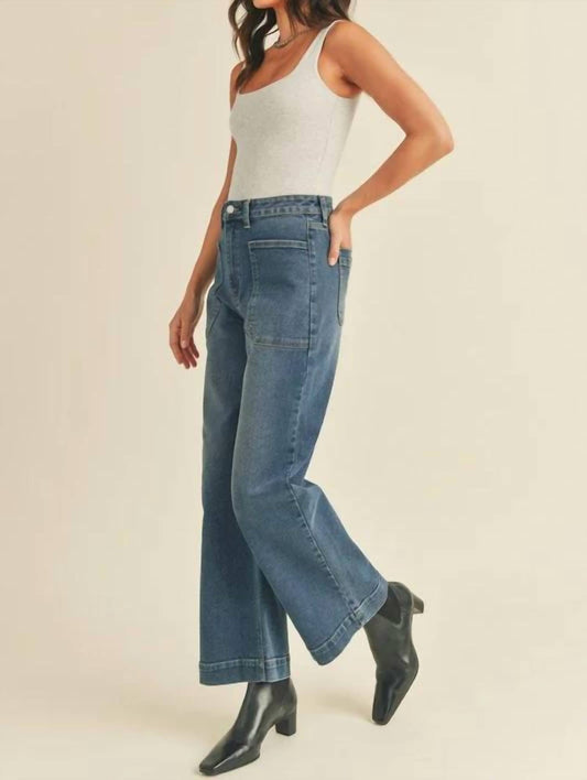 Just Usa - Cropped Denim Utility Jean