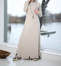 Henriette Steffensen - Knit Long Sleeve Maxi Dress