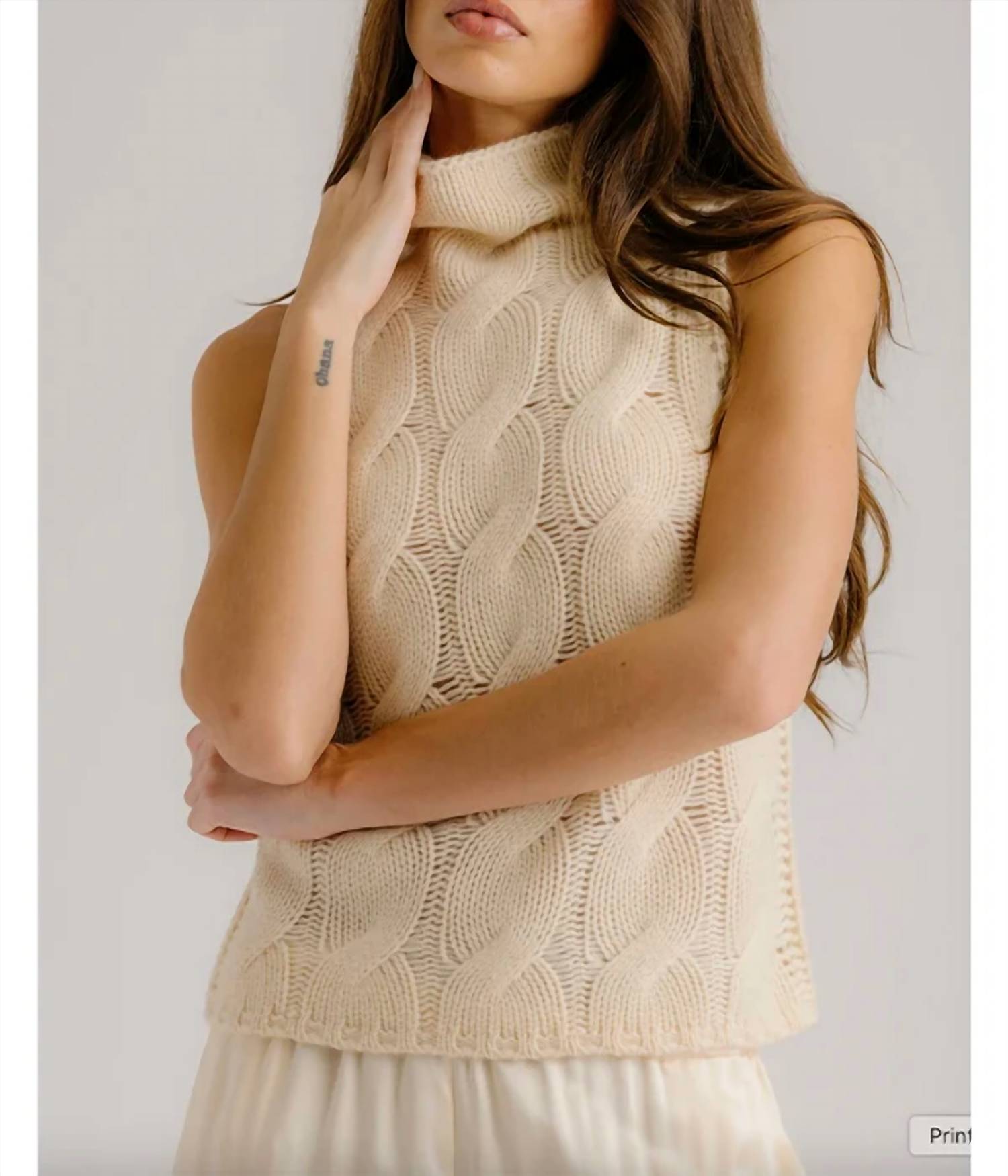 Sablyn - Women's Salvia Cable Turtleneck Sweater