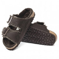 BIRKENSTOCK Unisex Arizona Shearling Sandals in mocha - item - alternate view