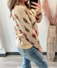 Staccato - Maple Leaf Crew Neck Sweater