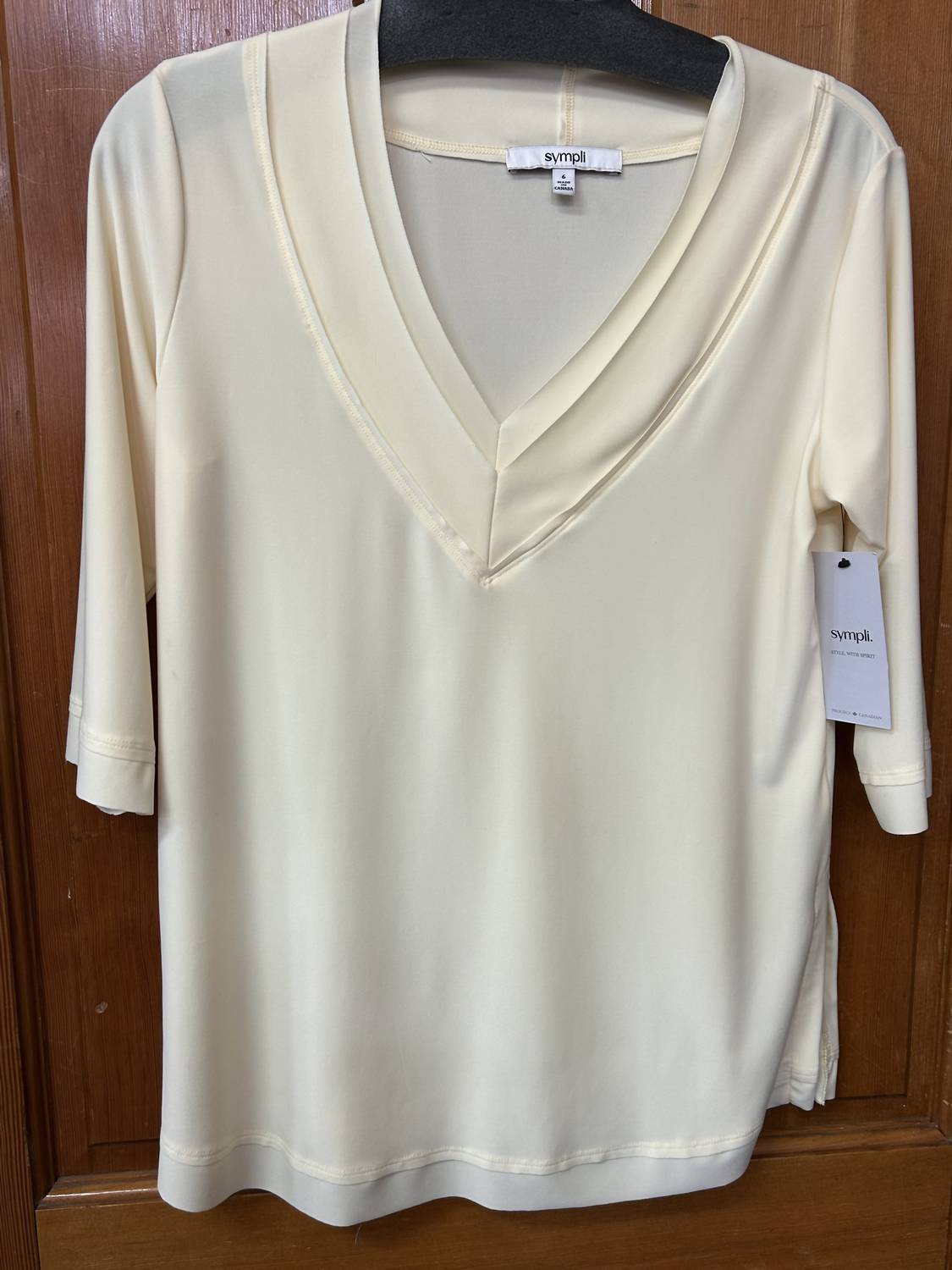 Sympli - Women's Splice V-neck Go To Top