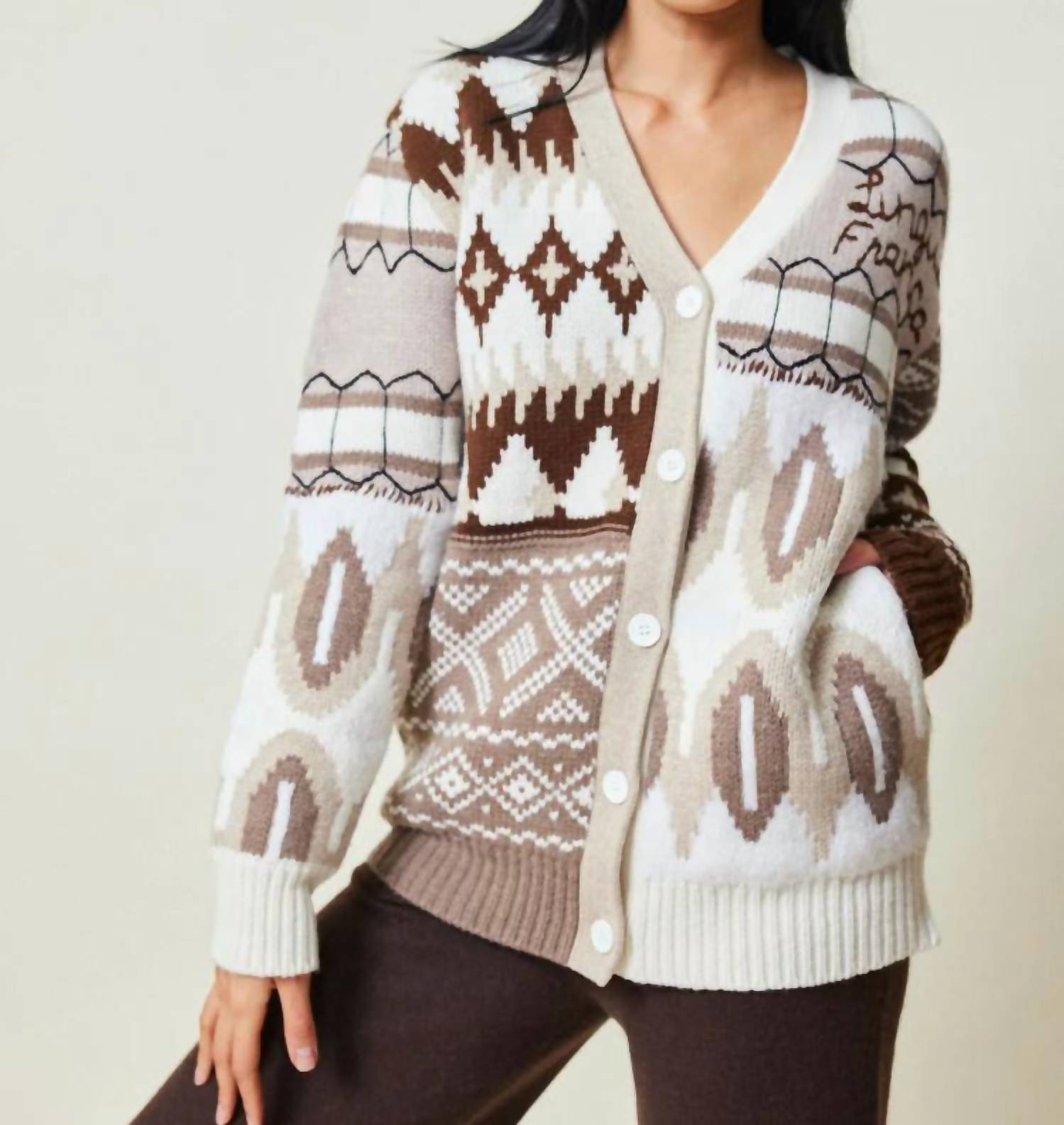Lingua Franca - Lucy Oversized Cardigan