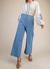 Glam - High Waisted Wide Leg Pants