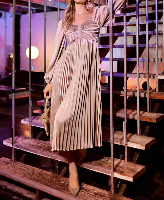 By The River - Empire Waist Midi Dress