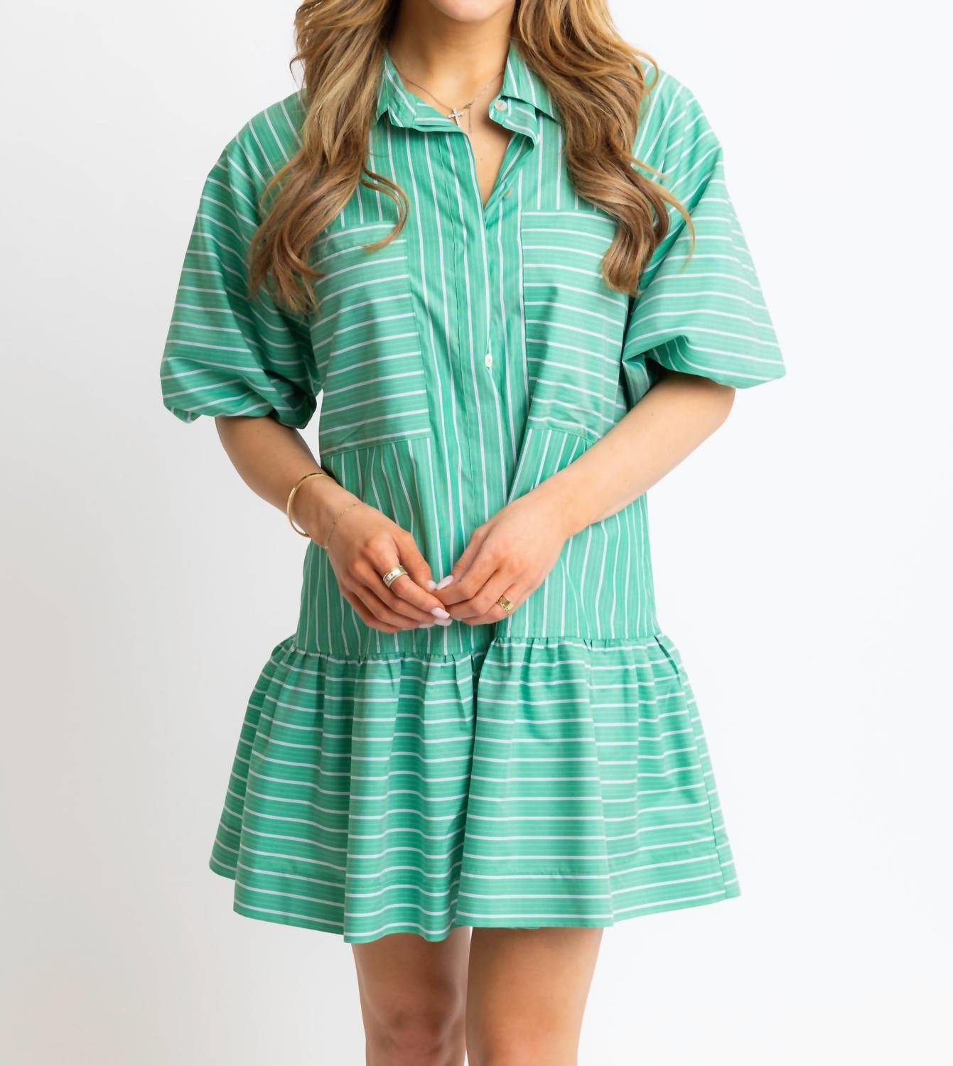 Karlie - For Keeps Stripe Pocket Dress