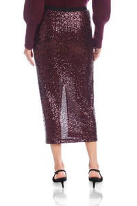 Karen Kane - Women's Sequin Midi Skirt