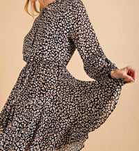 Kori - Knee Length Chiffon Dress