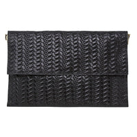 German Fuentes - Women's Leather Clutch Crossbody Bag