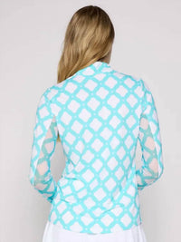 G Lifestyle - Quarter-zip Mock Neck Top