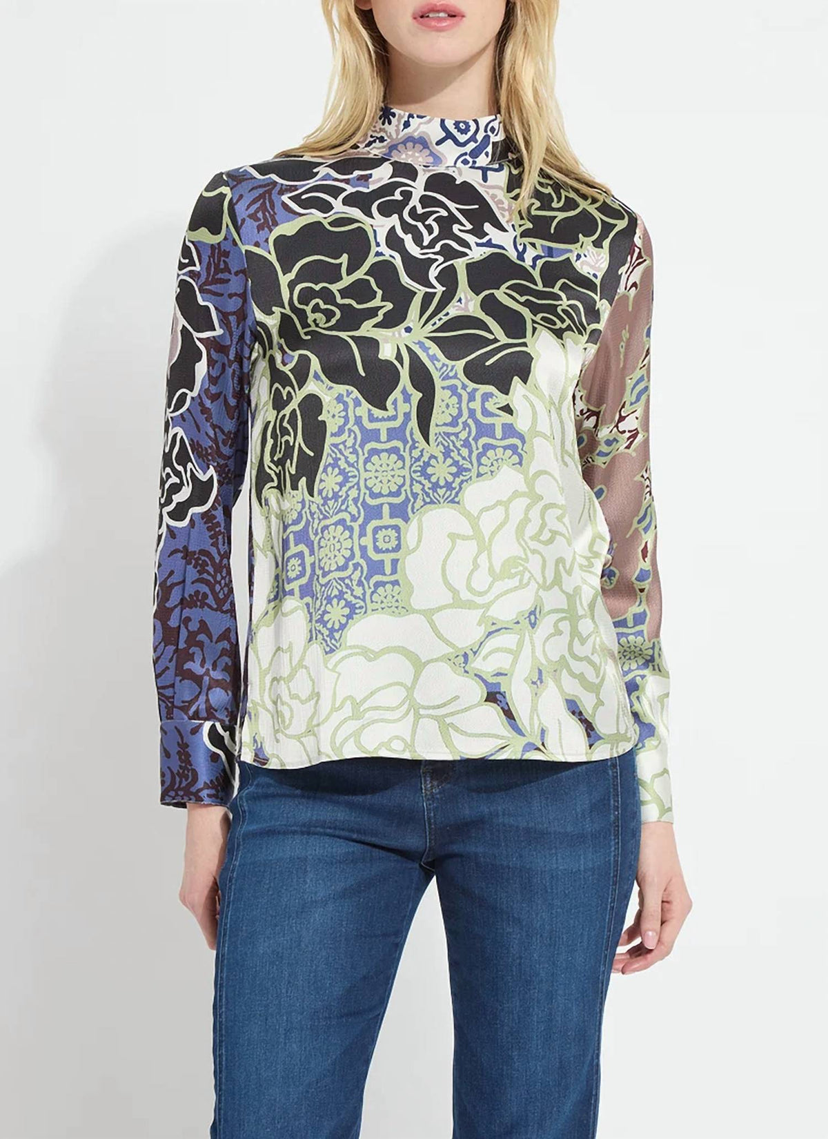 Lysse - Seraphina Mock Neck Blouse