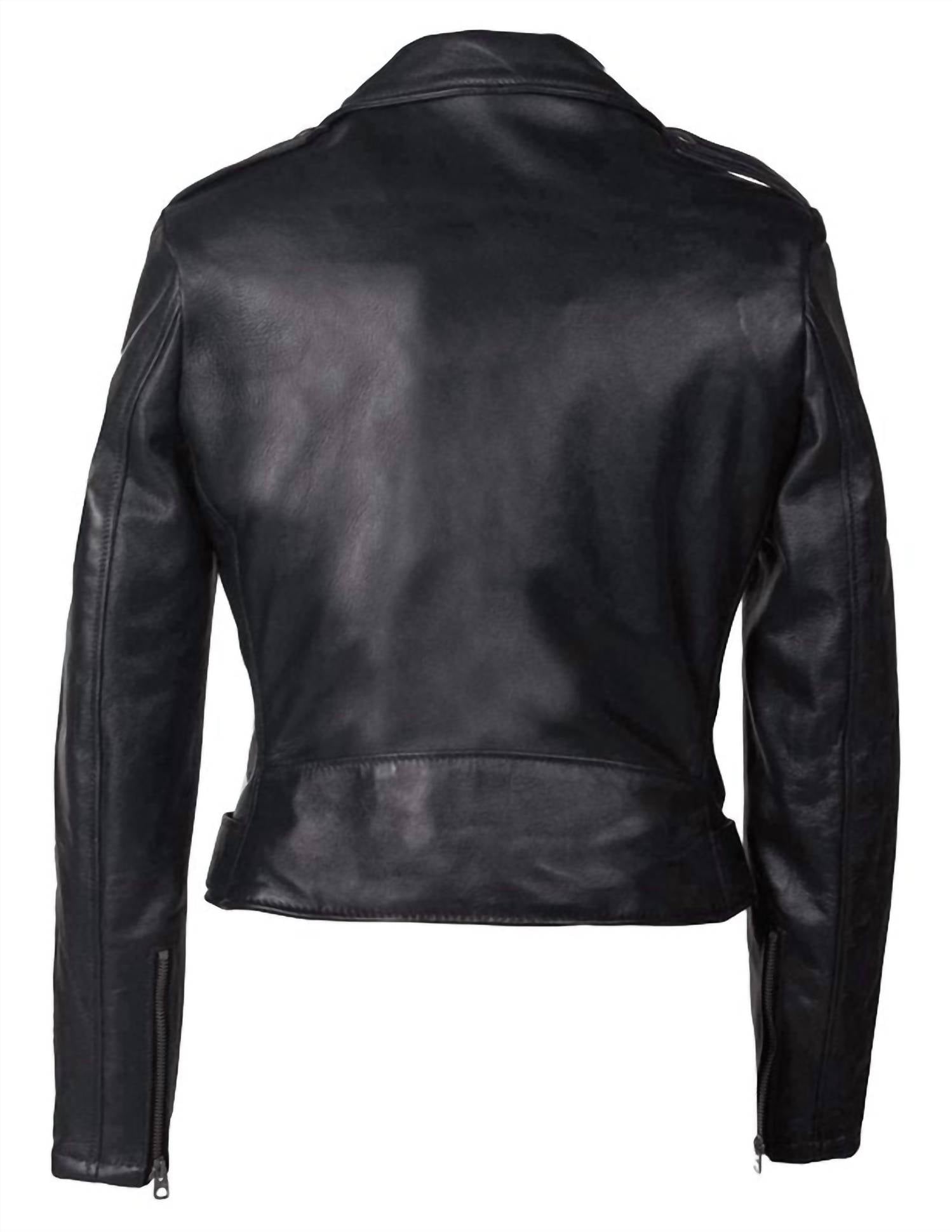 Schott N.Y.C. - Crop Leather Perfecto Moto Jacket