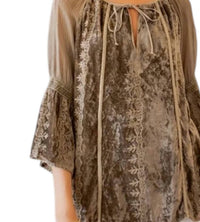 Young Threads - Patchwork Peasant Top