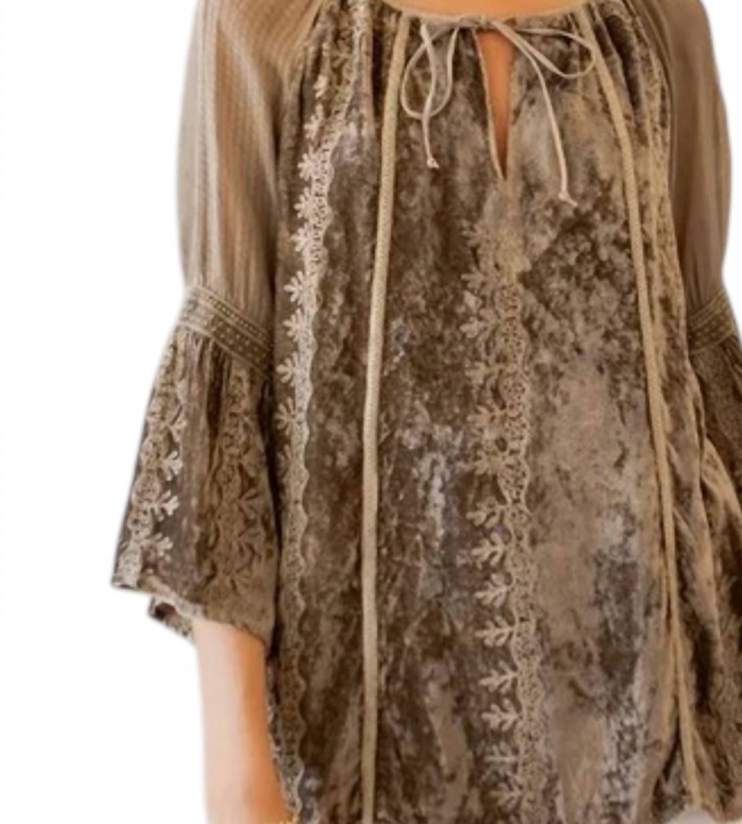 Young Threads - Patchwork Peasant Top