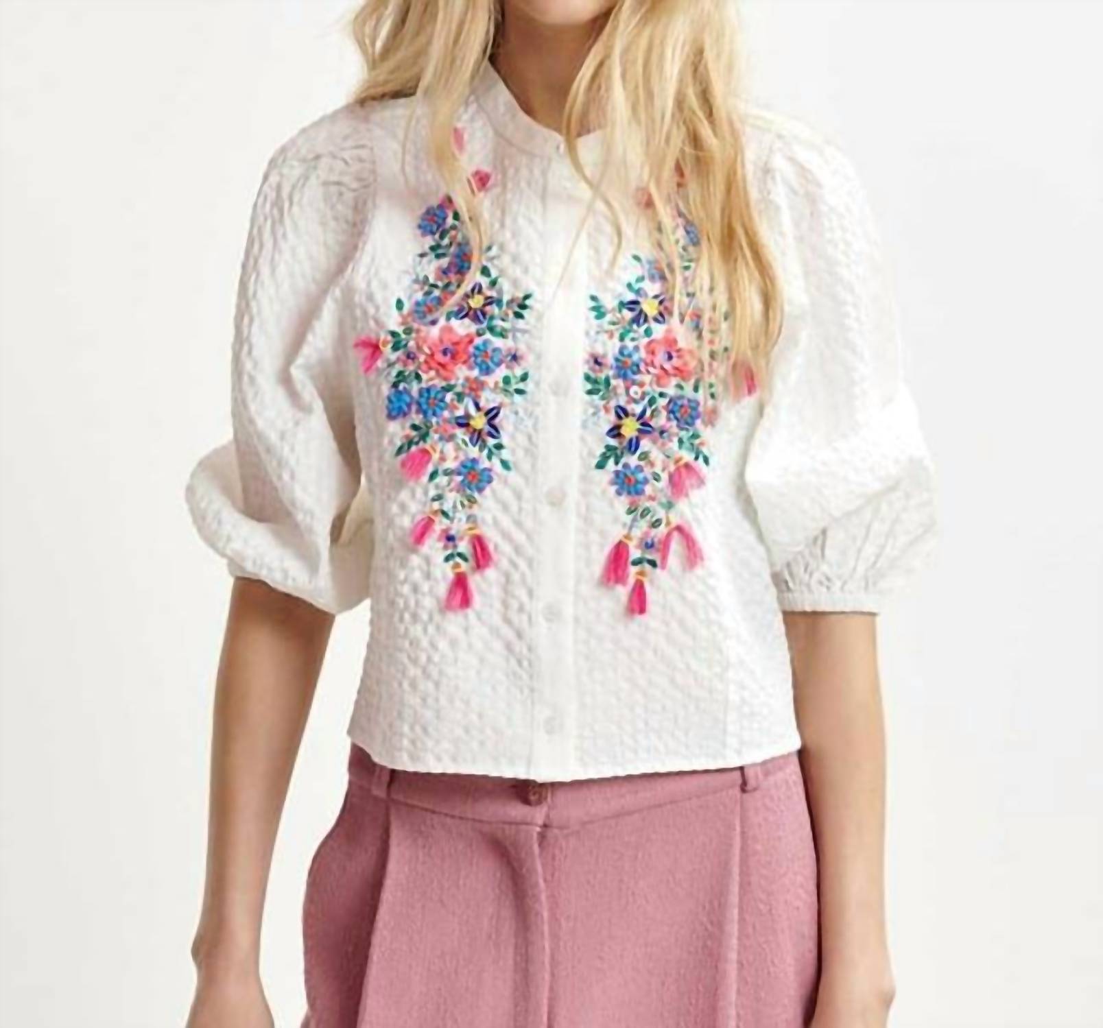 Essentiel Antwerp - Heartfelt Floral Shirt Blouse