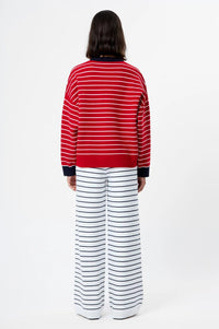 French Connection - Marley Knit Striped Crew Neck Sweater