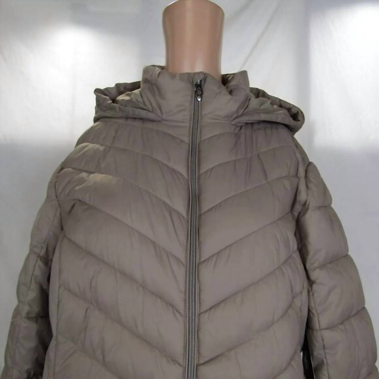 SPYDER Women's Quilted Puffy Mid Length Jacket in cinder beige - women's jacket - view 5