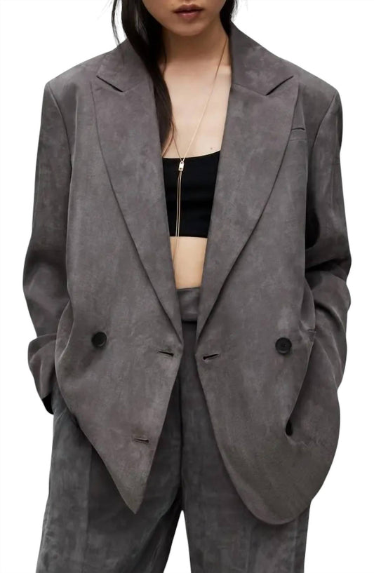 Allsaints - Elle Double Breasted Lightweight Blazer