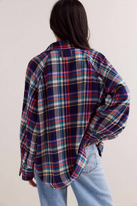 Free People - Women's Long Sleeve Girl Meets Boy Plaid Shirt