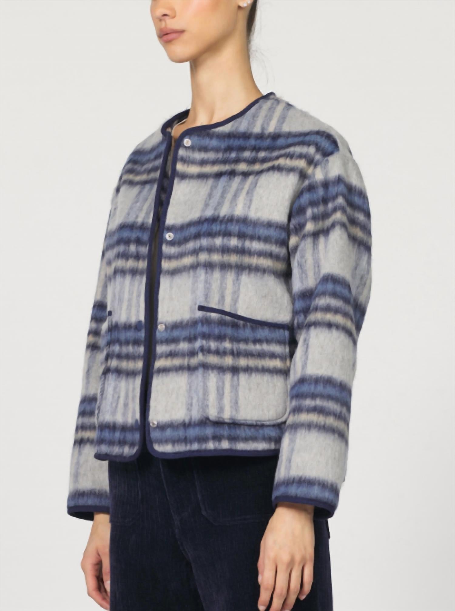 Dear John Denim - Jordyn Wool Plaid Jacket