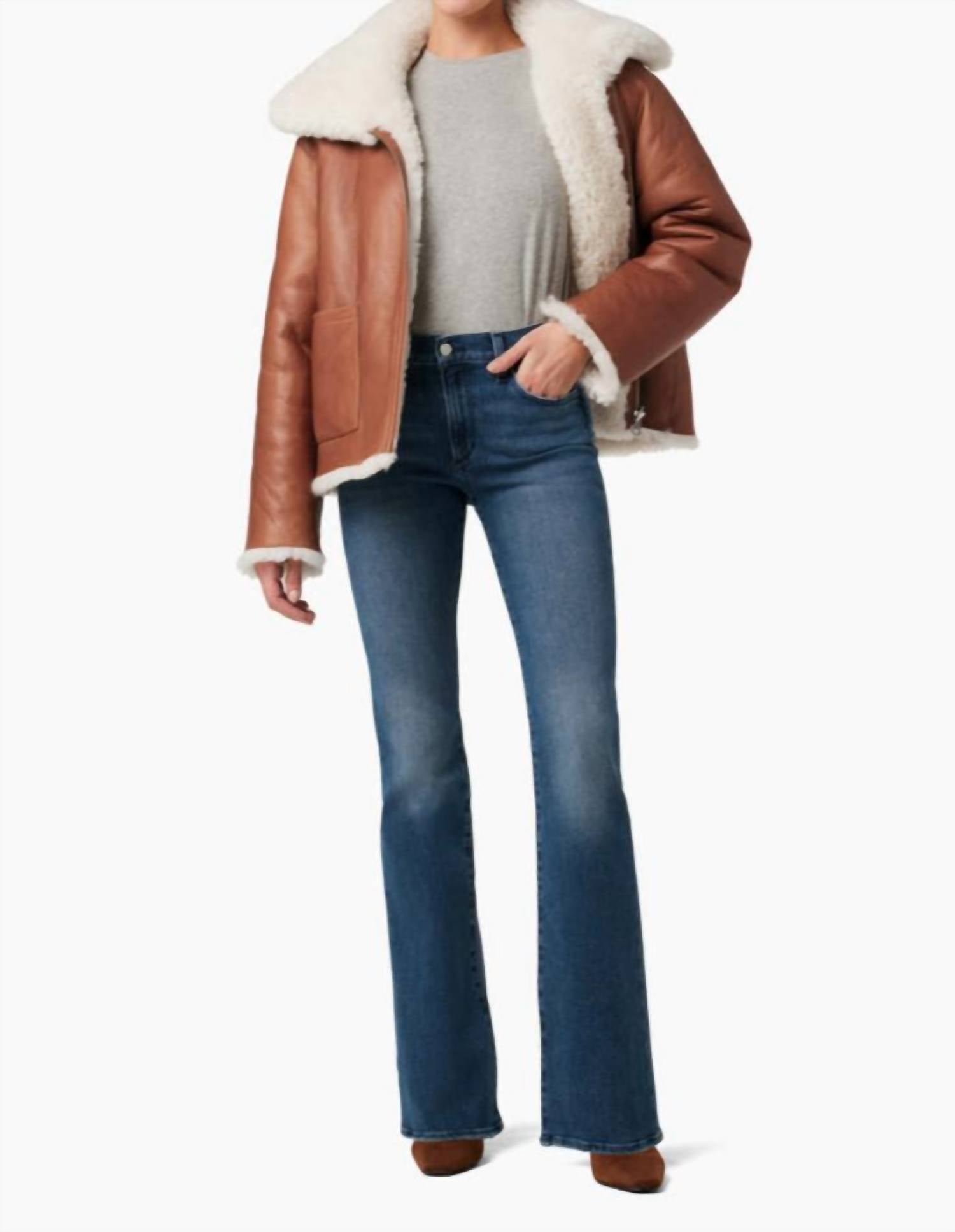 Joe's Jeans Frankie Mid Rise Bootcut Jeans in unforgetable - women's jeans - view 4