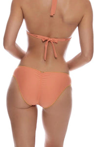 Luli Fama - Luxe Stitch Seamless Full Ruched Back Bikini Bottom