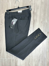 Slimsation By Multiples Women's Down The Road Pants in intense gray - women's pants