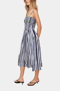 Bella Dahl - Smocked Midi Linen Dress