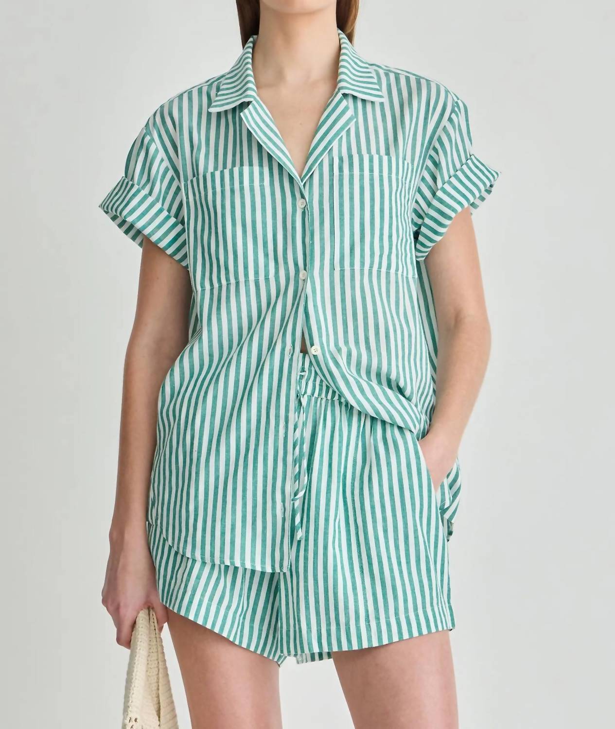 Apiece Apart - Stripe Valenti Button Up Shirt