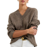 Rails Gisella Sweater in hazelnut 1 - women's sweater - alternate view