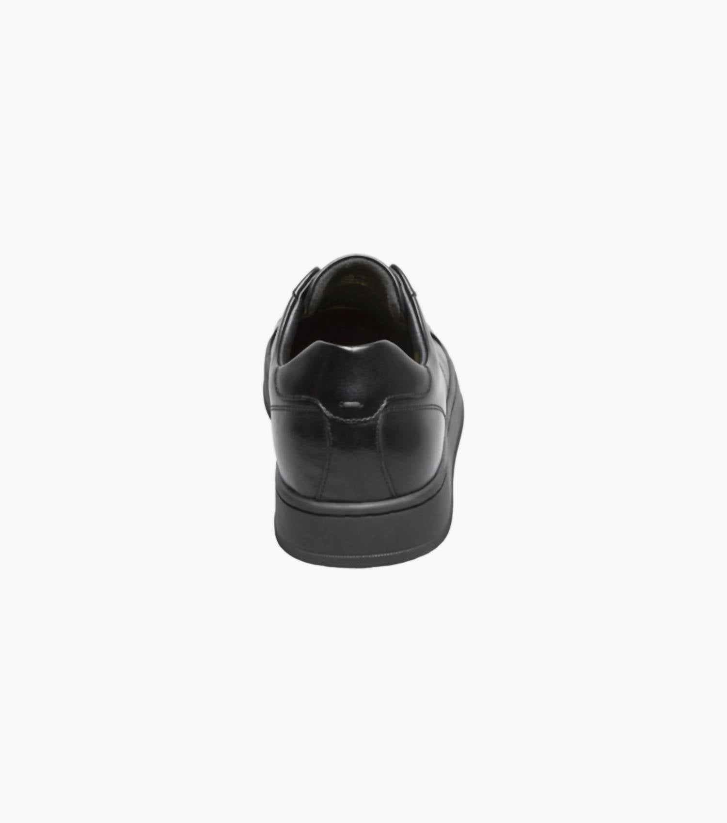 Florsheim Men's Monopoli Elastic Lace To Toe Sneaker in black - men's sneaker - view 6