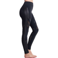 GOLDHAUS Oxygen High Rise Leggings in black - women's pants - alternate view