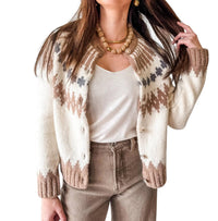 Fore - Alpine Fair Isle Charm Cardigan