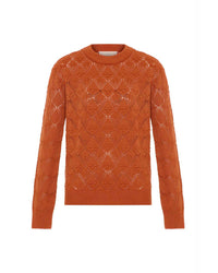 Theo The Label - Ersa Pointelle Argyle Pullover