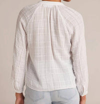 Bella Dahl - Women's Full Sleeve Raglan Button Down Shirt