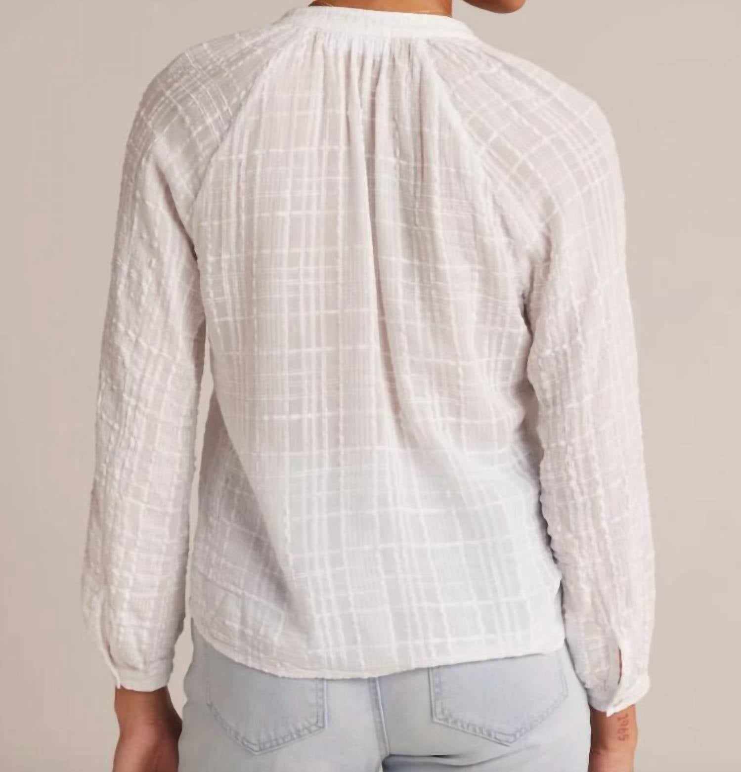 Bella Dahl - Women's Full Sleeve Raglan Button Down Shirt