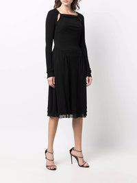 Salvatore Ferragamo - Cut-Out Detailed Midi Dress