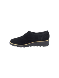 Clarks Women's Sharon Sail Shoes in black - women's flats - alternate view