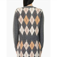 Frame - Brushed Argyle Cardigan