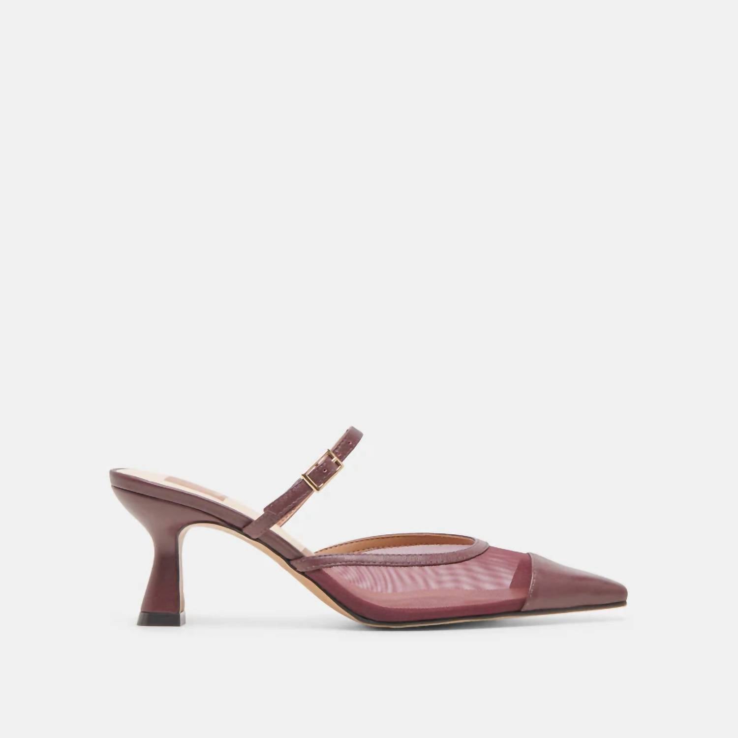Dolce Vita Women's Loyd Heels in burgundy - women's heels