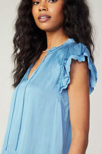 Current Air - Eliza Flutter Sleeveless Blouse