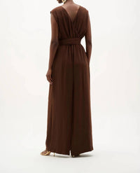 Joseph Ribkoff - Wrap Wide Leg Pull-on Jumpsuit