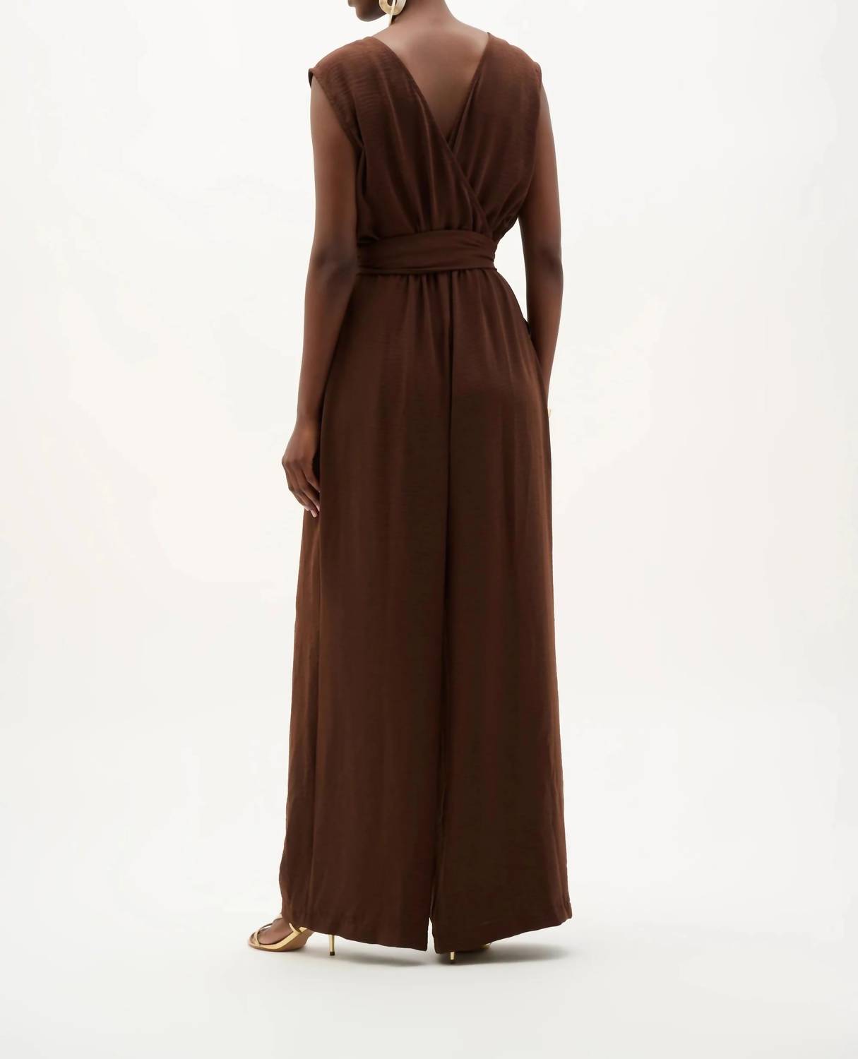 Joseph Ribkoff - Wrap Wide Leg Pull-on Jumpsuit
