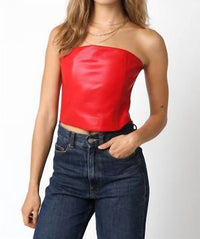 Olivaceous - Strapless Corset Top