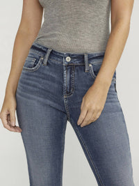 Silver Jeans Co - Elyse Mid Rise Luxe Stretch Capri Jeans - Plus