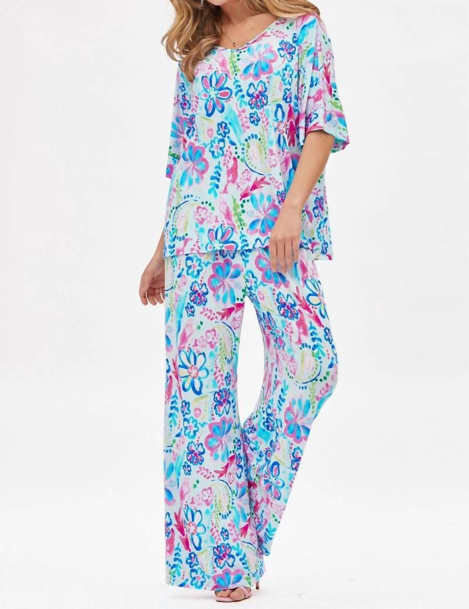 Dear Scarlett - Cabana Lounge Wear Travel Set