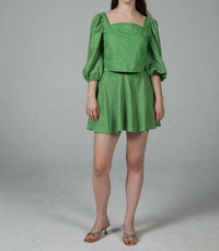 Aylaya - Iris Embroidery Skirt Set