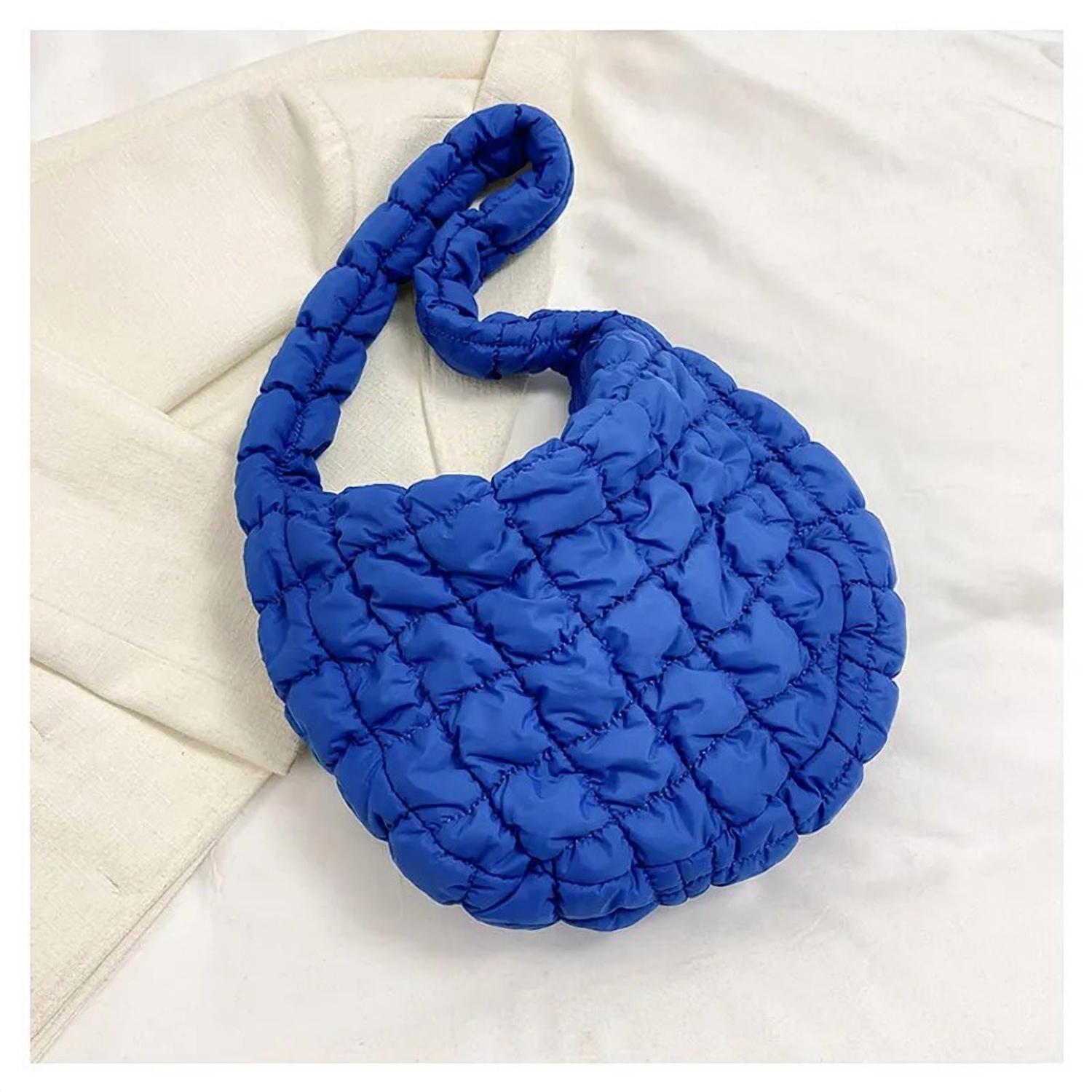 Sweet Cherry Sky - Women's Puffer Purse Tote Handbag